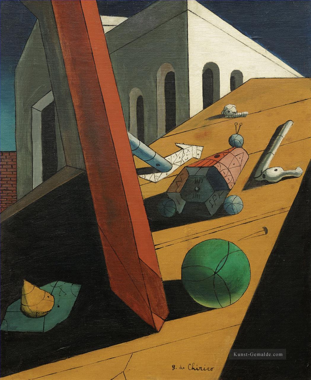 Der böse Genie eines Königs Giorgio de Chirico Metaphysischer Surrealismus Ölgemälde